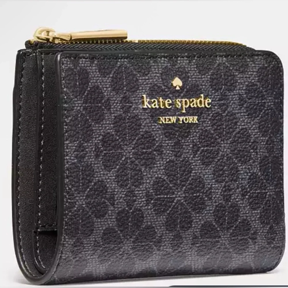 New Kate Spade Spade Flower Small L Zip Wallet